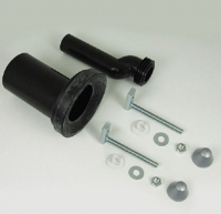 Соединительный комплект Geberit для подвесного унитаза, с крепежным элементом, эксцентриковый: d=90мм, d1=45мм 405.116.00.1