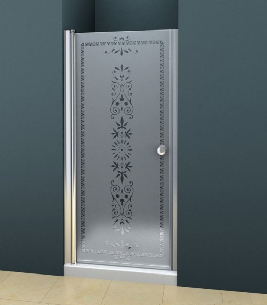 Душевая дверь в нишу Cezares ROYAL PALACE-A-B-1-90-CP-G