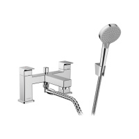 Смеситель на борт ванны с душевым набором Hansgrohe Vernis Shape 71462000 хром