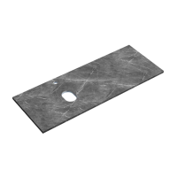 Столешница для ванной комнаты SANCOS 1200х460, цвет black sky,  TT120A1XL, левая