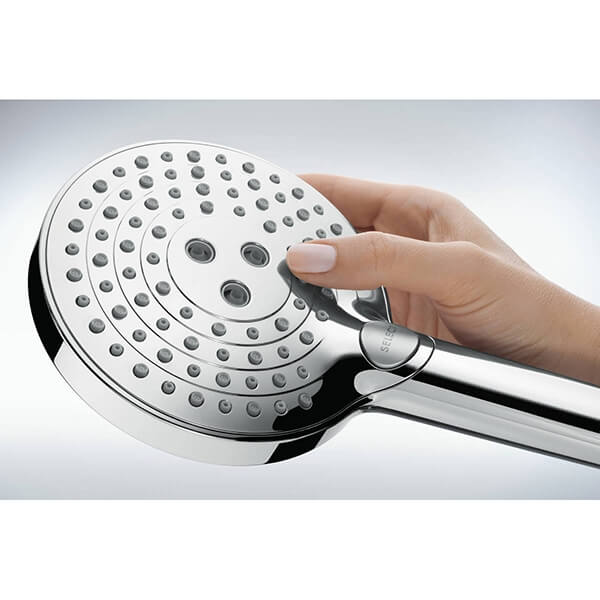 Душевая система с термостатом Hansgrohe Raindance Select S Showerpipe 240 1jet PowderRain 27633000 хром