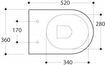 Крышка-сиденье для унитаза Kerasan Flo 319130 микролифт, петли хром