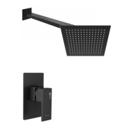 Душевая система WasserKRAFT A20219, черный матовый