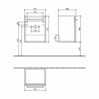 Тумба для раковины Villeroy&Boch Avento A88700B4