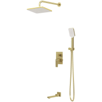 Душевая система скрытого монтажа Grossman Classic 501.K35.04.320 золото сатин Душевая система скрытого монтажа Grossman Classic 501.K35.04.320 золото сатин