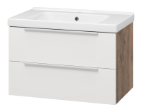 Тумба под раковину Misty Карат 80  П-Кар09080-01/19-2Я