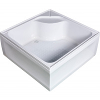 Акриловый душевой поддон (90х90) Wemor 10000006060 универсальная