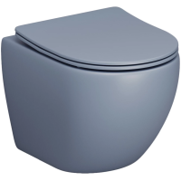 Унитаз подвесной безободковый Grossman Color GR-4455BSMS-21 с сиденьем микролифт