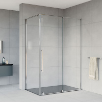Душевой уголок Vincea  Arno VSR-1A1014CL (140х100)  хром, стекло прозрачное