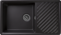 Кухонная мойка GranFest Quartz 53, 53 черный