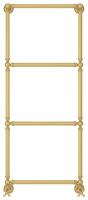 Полотенцесушитель Водяной Сунержа Ренессанс 1304 (126х50) Матовое Золото 032-0280-1250