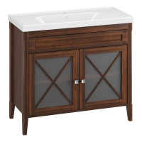 Тумба под раковину Opadiris Палермо 100  00-00006723 светлый орех (без раковины)