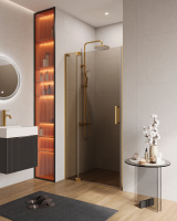 Душевая дверь (100х195) CEZARES SLIDER SLIDER-B-1-100/110-BR-BORO