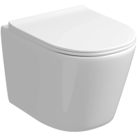 Унитаз подвесной безободковый Grossman  GR-4477SQ с сиденьем микролифт