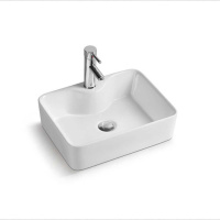 Раковина накладная (47,5х36,5) Vincea VBS-127 белый