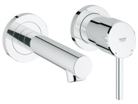 Смеситель для раковины на два отверстия, Grohe Concetto 19575 001 (19575001)