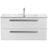 Тумба под раковину Cezares ECO-CER-N-1000-2C-SO-BO Bianco Opaco без ручек