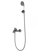 Смеситель для ванны с душем WONZON & WOGHAND STEAM, темный графит WW-88639008-BGM