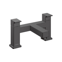 Смеситель на борт ванны Hansgrohe Vernis Shape 71452670 черный матовый