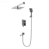 Душевая система встраиваемая WONZON & WOGHAND CUBE 2.0, темный графит WW-88087068-BGM Душевая система встраиваемая WONZON & WOGHAND CUBE 2.0, темный графит WW-88087068-BGM