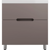 Тумба напольная без раковины 80 см Style Line Матис ЛС-00002439 тауп матовый