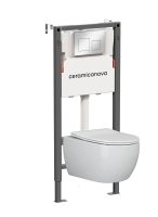 Комплект унитаза с инсталляцией Ceramicanova Balance/Play CN3001_121002CH