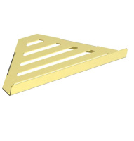 Полка для ванной угловая WONZON & WOGHAND, брашированное золото WW-6132-BG