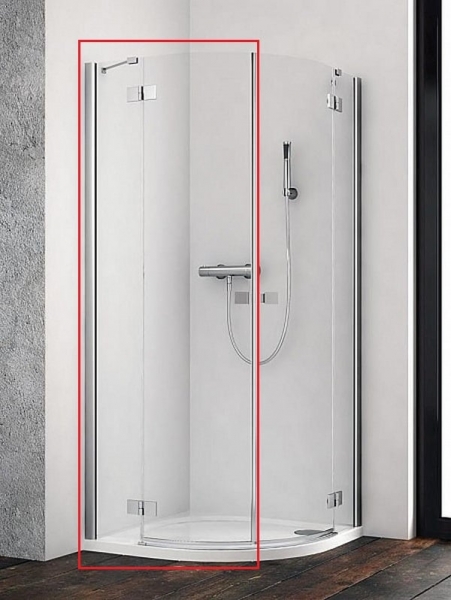 Левая часть душевой кабины Radaway Essenza New Black 385003-54-01L