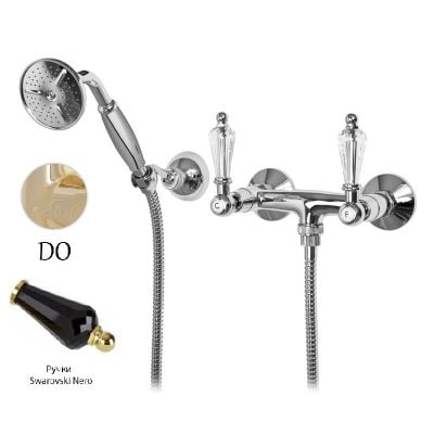 Смеситель для душа с ручным душем Cezares Diamond DIAMOND-D-03/24-Sw-N
