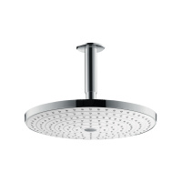 Верхний душ с кронштейном Hansgrohe Raindance Select S 300 2jet 27337400 белый/хром