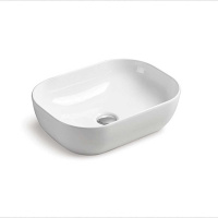 Раковина накладная (45,5х33) Vincea VBS-102 белый