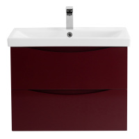 База под раковину подвесная BelBagno MARINO-CER-600-2C-SO-BRDL-P Bordo Lucido