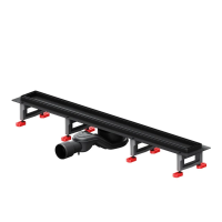 Душевой лоток с решеткой под плитку 70 см Am.Pm MasterFlow W01SC-U11-070-04BM черный матовый