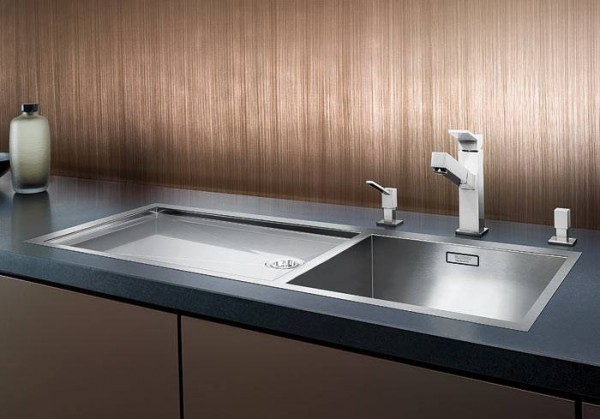 Кухонная мойка Blanco Zerox 400/550-T-IF (чаша слева) 521603