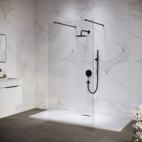 Душевая перегородка 140 см RGW WA-016B Walk In 35101614-14 прозрачное