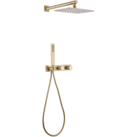 Душевой комплект ABBER Daheim AF8718G скрытого монтажа без излива, золотой
