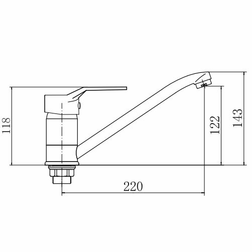Смеситель для кухни FASHUN A4963