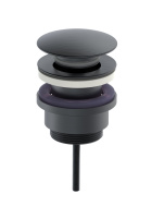 Донный клапан для раковины  WONZON & WOGHAND, темный графит WW-88SS07-BGM