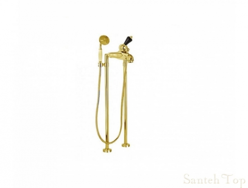 Напольный смеситель для ванны с ручным душем Cezares Vintage VINTAGE-VDPM-03/24-Sw-N