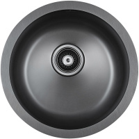 Кухонная мойка Paulmark  Werra PM404646-GM вороненая сталь