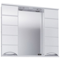 Зеркальный шкаф (100х76)  СаНта Родос 100 106018