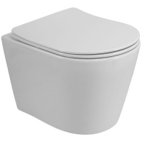 Унитаз подвесной безободковый Art&Max Tito AM2380CHRV/SC с сиденьем Микролифт