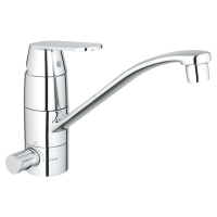 Смеситель для мойки с запорным вентилем Grohe Eurosmart Cosmopolitan 31161 000 (31161000) хром  Смеситель для мойки с запорным вентилем Grohe Eurosmart Cosmopolitan 31161 000 (31161000) хром