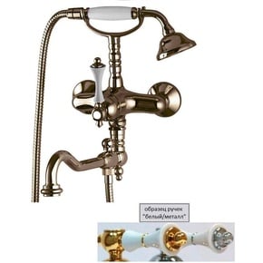 Смеситель для ванны Cezares Margot MARGOT-VDFM2-02-Bi/A