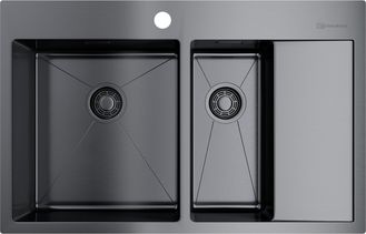 Мойка для кухни Omoikiri Akisame 78-2-GM-L 4973101