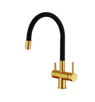 Смеситель для кухни EMAR ЕС - 3015 PVD Golden Смеситель для кухни EMAR ЕС - 3015 PVD Golden