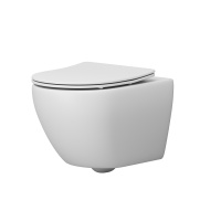 Унитаз подвесной безободковый Grossman  GR-4457MSQ с сиденьем микролифт