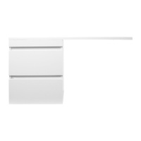 Тумба под стиральную машину подвесная Style Line Даллас СС-00000704 белый