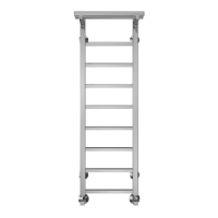 Полотенцесушитель водяной Terminus КОНТУР с полкой (300х1000) П9 4670078529626