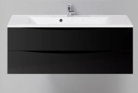 База под раковину подвесная BelBagno MARINO-CER-1200-4C-SO-2-NL-P Nero Lucido